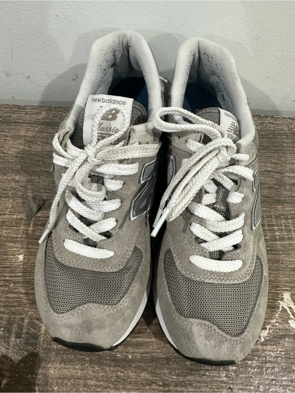 New Balance Gray Men's Classic Athletic Sneakers